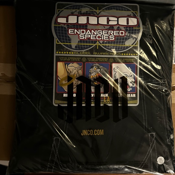Jnco silver back jeans